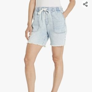 Blank NYC Light Wash Denim Jean Shorts